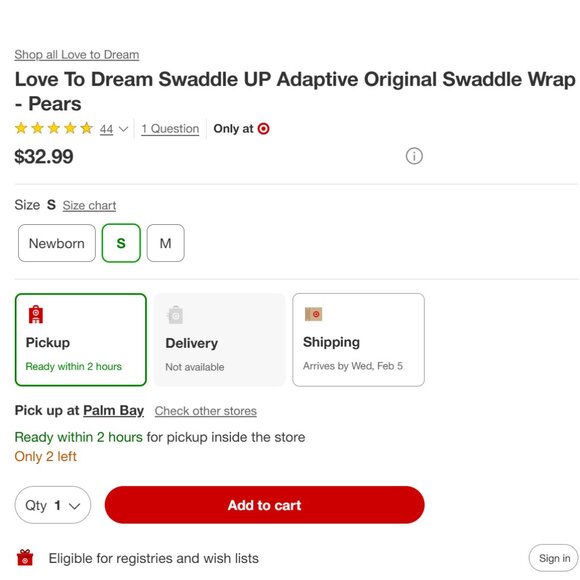 Love To Dream Swaddle UP Adaptive Original Swaddles - Picture 5 of 5